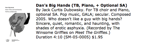 Dan's Big Hands 2-Part Harmony
