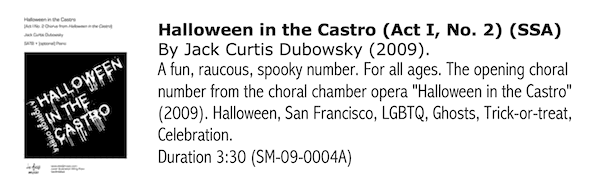 Halloween in the Castro SSA version