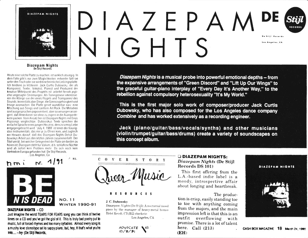 Diazepam Nights One Sheet