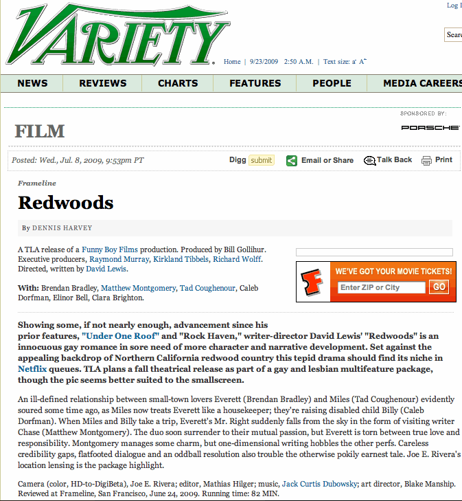 Variety Review of Redwoods