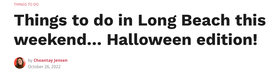 Long Beach Post HiLo Halloween 2022