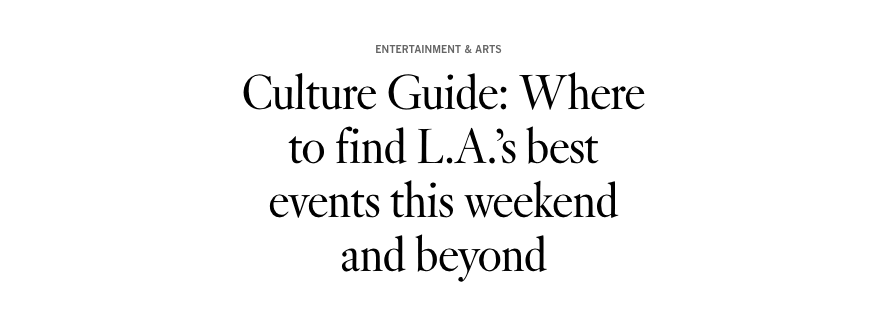 LA Times Culture Guide Nosferatu 2022