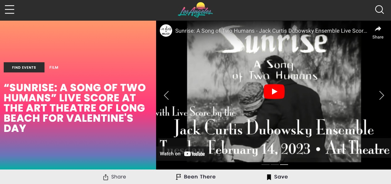 JCDEnsemble Live Score Sunrise Discover Los Angeles