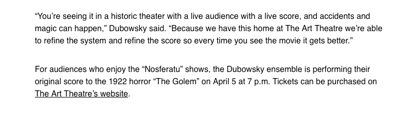 Signal Hill Tribune on Jack Curtis Dubowsky Ensemble